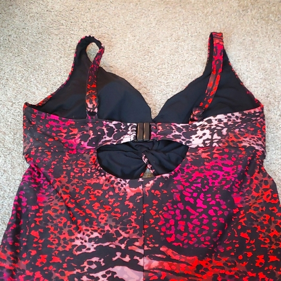 City Chic Animal Print One Piece - Picture 4 of 9